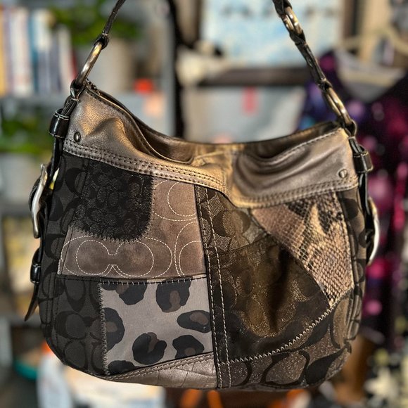 Coach Bags Coach Zoe Patchwork Signature Purse No 291 Poshmark